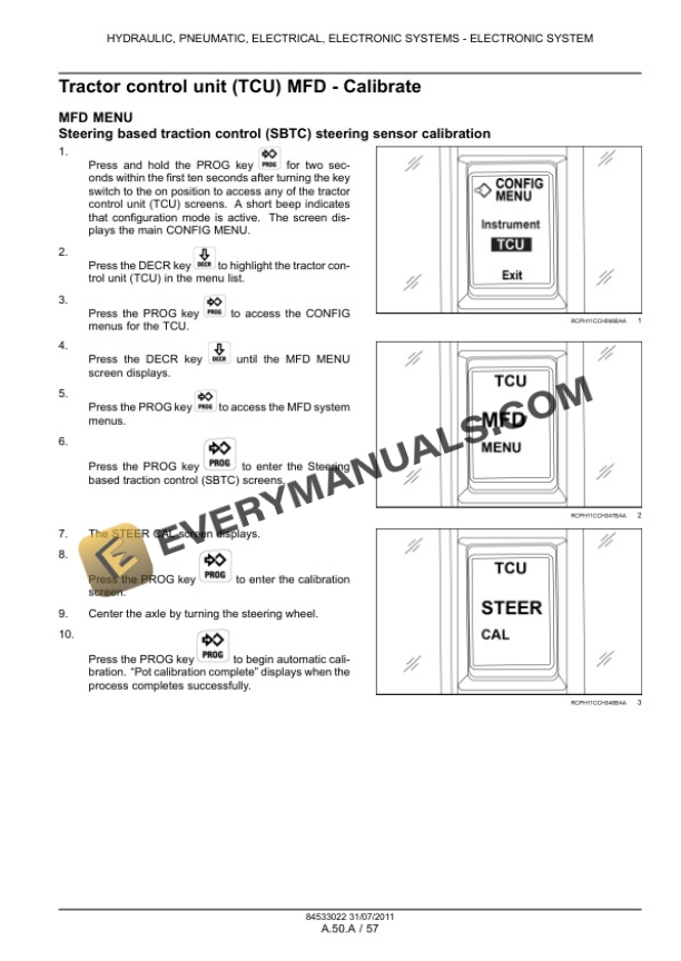 Case Magnum 235, 260, 290, 315, 340 Tractor Service Manual 84533086-5