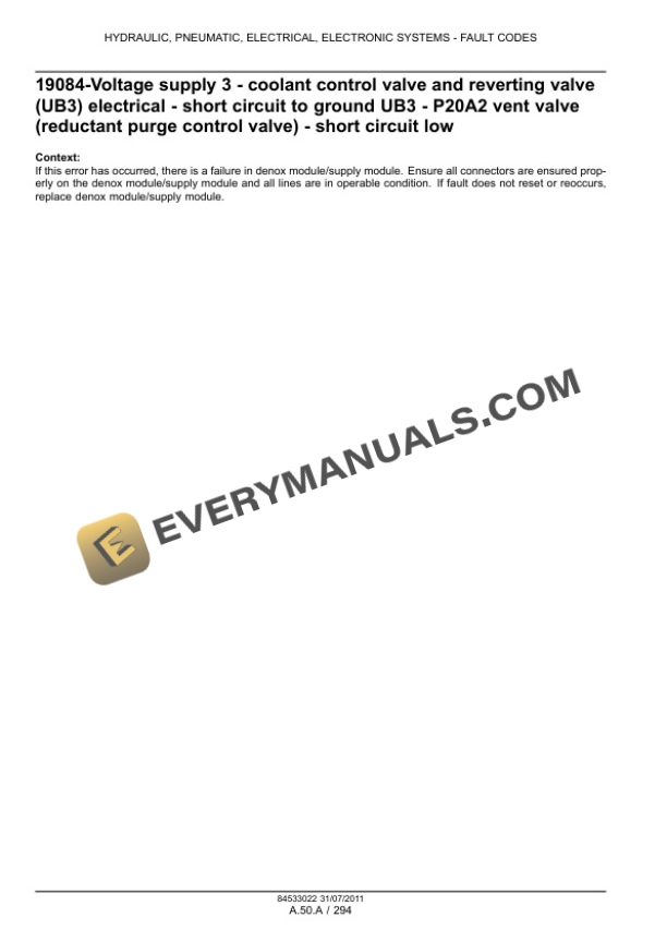 Case Magnum 235, 260, 290, 315, 340 Tractor Service Manual 84533087-4