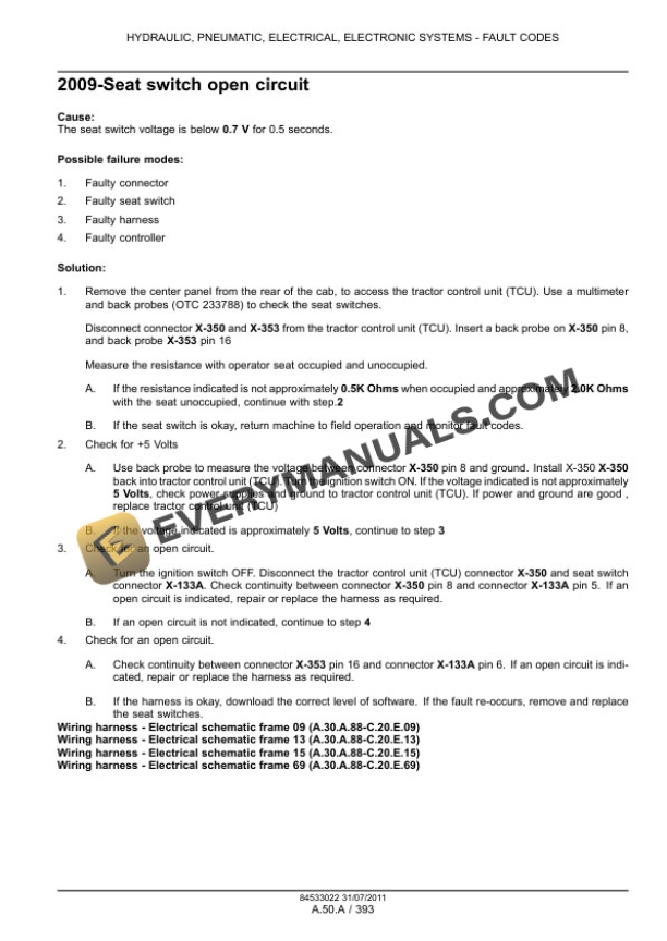 Case Magnum 235, 260, 290, 315, 340 Tractor Service Manual 84533087-5