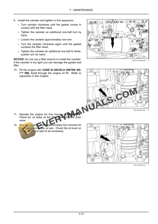 Case Magnum 250, 280, 310, 340, 380, 310 Rowtrac, 340 Rowtrac, 380 Rowtrac Tractor Operator Manual 47824517-5