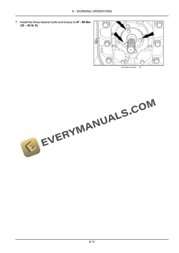 Case Magnum 250, 280, 310, 340, 380 Tractor Operator Manual 47585531-3