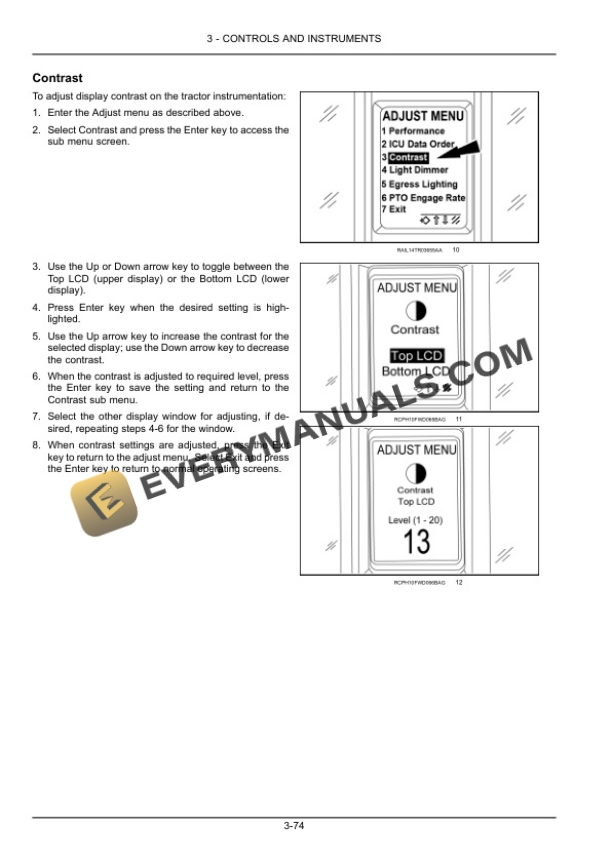 Case Magnum 250, 280, 310, 340, 380 Tractor Operator Manual 47824502-2