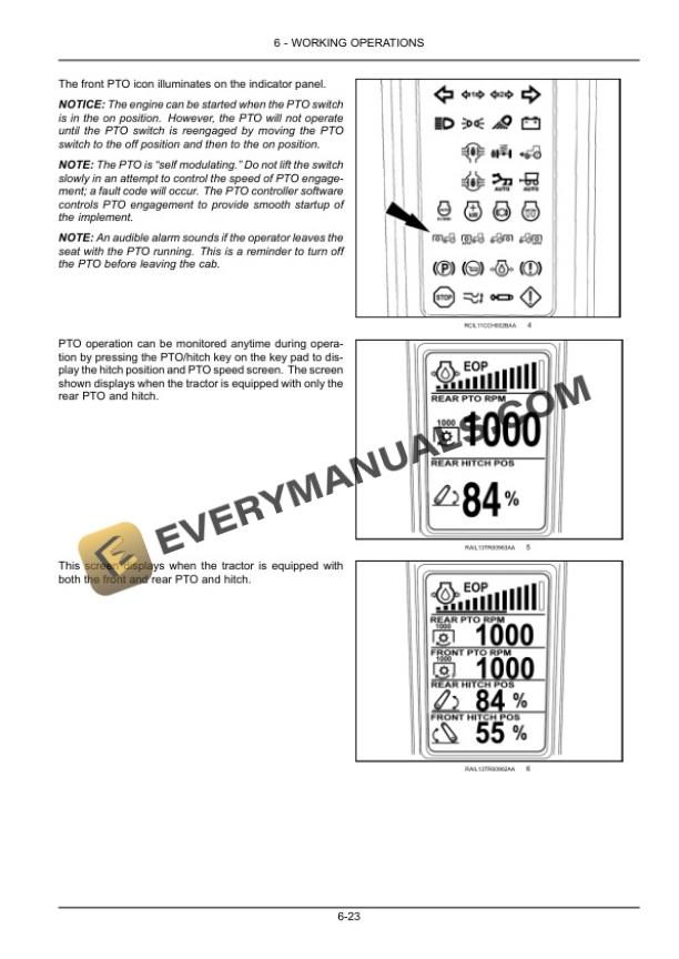Case Magnum 250, 280, 310, 340, 380 Tractor Operator Manual 47824502-3