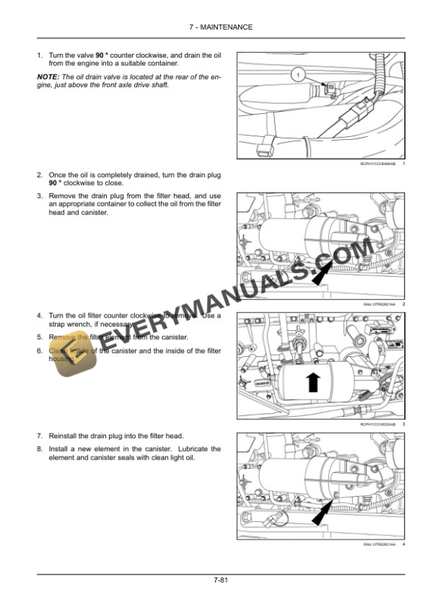 Case Magnum 250, 280, 310, 340, 380 Tractor Operator Manual 47824521-5