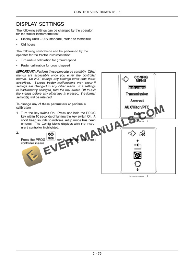 Case Magnum 255 Series Tractor Operator Manual 84163221-2