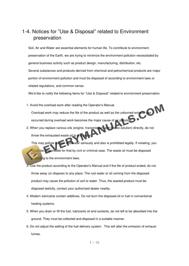 Case MAXXFARM 25, 30 Tractor Operator Manual 52105402-2