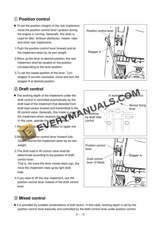 Case MAXXFARM 35 Operator Manual 52105403-3
