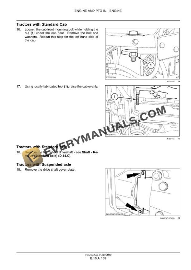 Case Maxxum 100, 110, 115, 120, 125, 130, 140 Tractor with, without Multicontroller Service Manual 84276322ANA-4