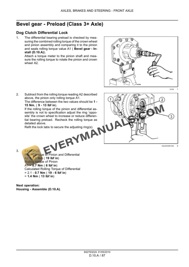 Case Maxxum 100, 110, 115, 120, 125, 130, 140 Tractor with, without Multicontroller Service Manual 84276322ANA-5