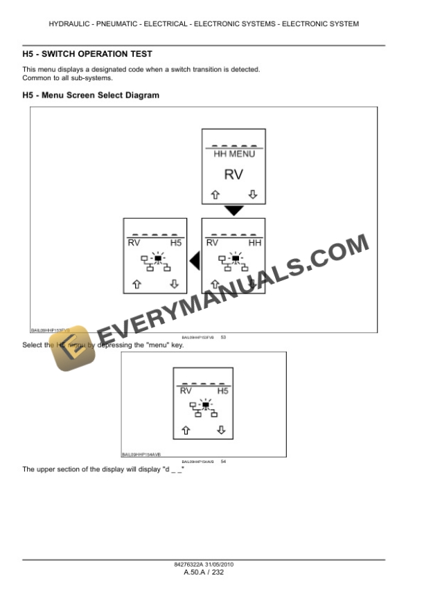 Case Maxxum 100, 110, 115, 120, 125, 130, 140 Tractor with, without Multicontroller Service Manual 84406958-4