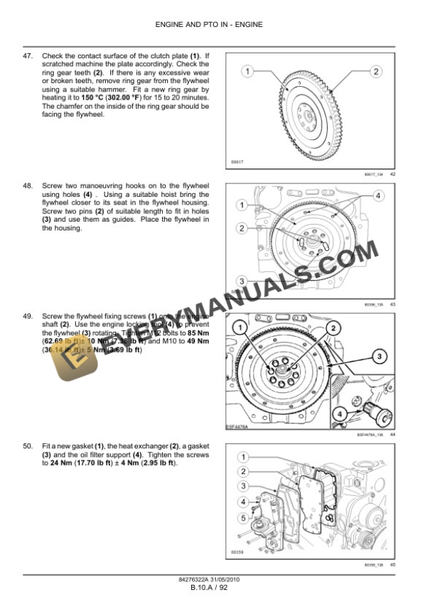 Case Maxxum 100, 110, 115, 120, 125, 130, 140 Tractor with, without Multicontroller Service Manual 84406959-3