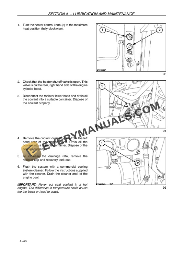 Case Maxxum 100, 110, 115, 125, 140 Tractor Operator Manual 47380088-5