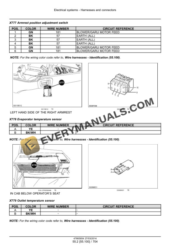 Case Maxxum 110 - 140 EP, 110 - 140 Multicontroller EP, CVT 110 Service Manual 47720785-5