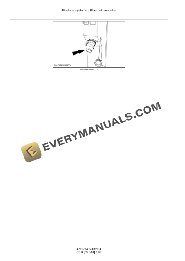 Case Maxxum 110 - 140 EP, 110 - 140 Multicontroller EP, CVT 110 Service Manual 47720786-4