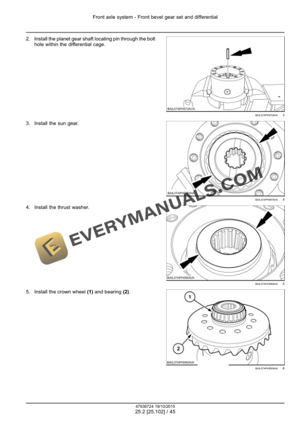 Case Maxxum 115-150, 115-150 Multicontroller, CVT 115 Service Manual 47951312-4