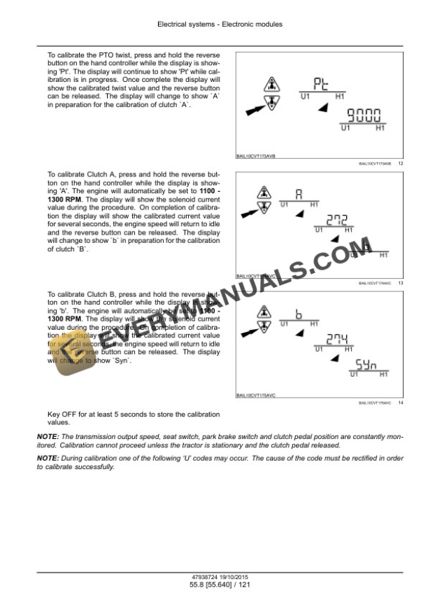 Case Maxxum 115-150, 115-150 Multicontroller, CVT 115 Service Manual 47951320-3