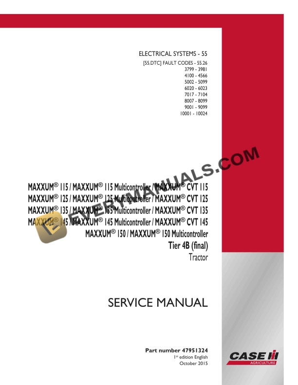 case maxxum 115 150 115 150 multicontroller cvt 115 service manual 47951324 1