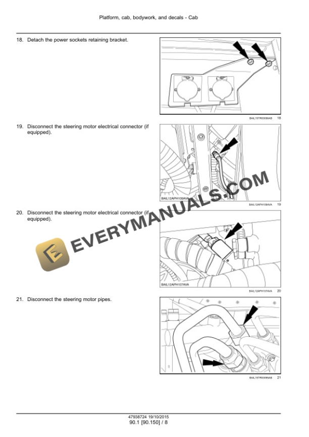Case Maxxum 115-150, 115-150 Multicontroller, CVT 115 Service Manual 47951326-5