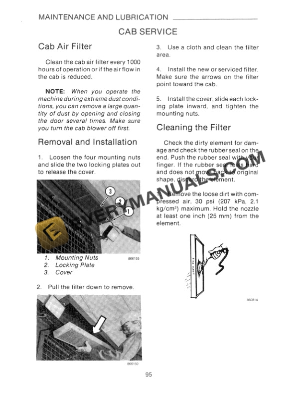 Case MC 1150E Tractor Full Tracked Operator Manual 9-13230-5