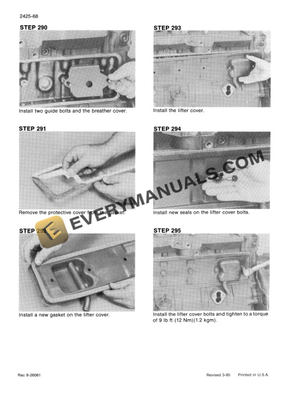 Case MC1150E Tractor Full Tracked Service Manual 8-72810-2