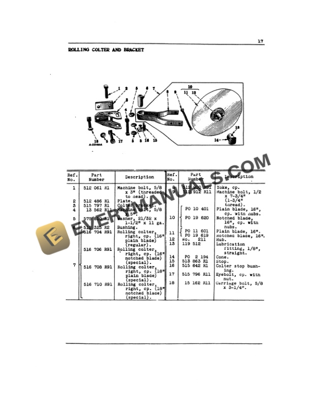 Case McCormick A-193 and AV-193 Tractor Plow Operator Manual 1006638R6-5