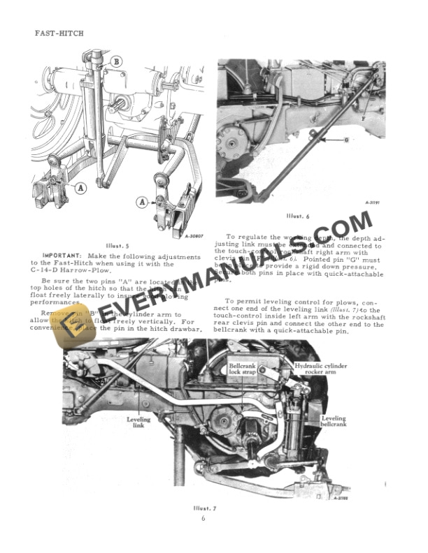 Case McCormick C-14-D Harrow-Plow Setting Up Instruction Operator Manual 1010083R1-3