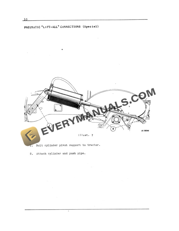 Case McCormick-Deering A-192 Farmall Tractor Plow Operator Manual 1006581R3-4