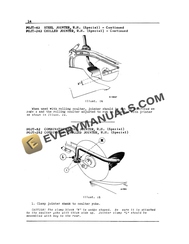 Case McCormick-Deering A-192 Farmall Tractor Plow Operator Manual 1006581R3-5