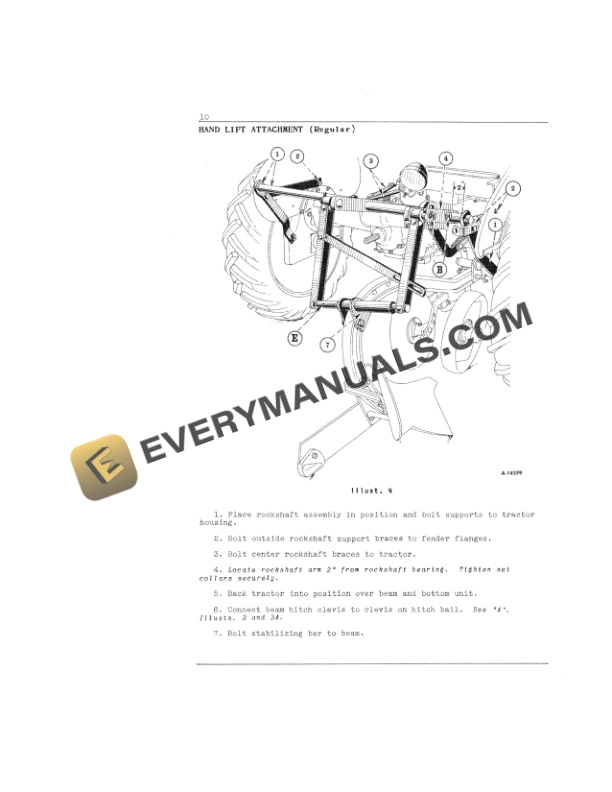 Case McCormick-Deering BN-192 Farmall Tractor Plow Owner Manual 1006670R2-4