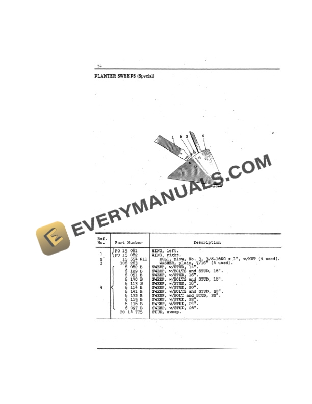 Case McCormick-Deering C-271 Blackland Planter Farmall-C Tractor Operator Manual 1006711R2-5