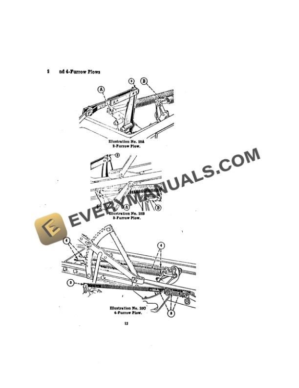 Case McCormick-Deering Little Genius Tractor Plow No 8 Operator Manual MC-D 4997-2