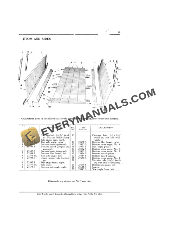 Case McCormick-Deering Tractor Manure Spreader No 100 Operator Manual MC-D 5644-4