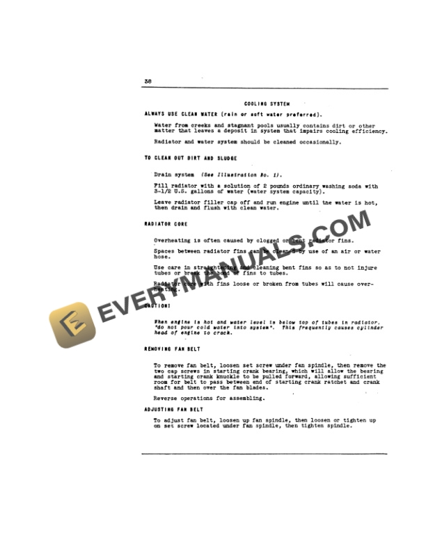 Case McCormick-Deering W-14 Tractor Operator Manual INT-5192-5