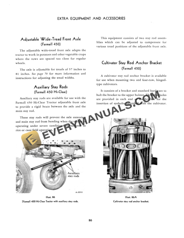 Case McCormick Farmall 450 Tractor Operator Manual 1004475R2-5