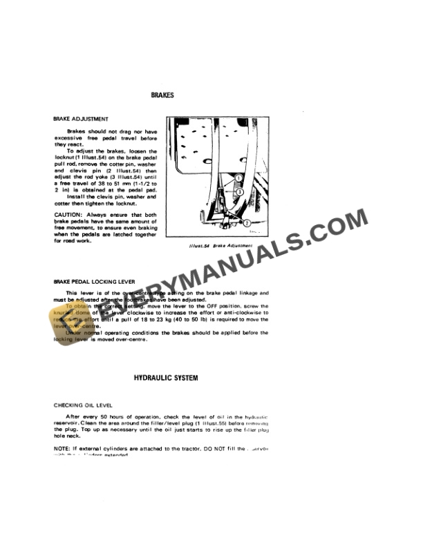 Case McCormick International 634 Tractor Operator Manual 1092584RI-4