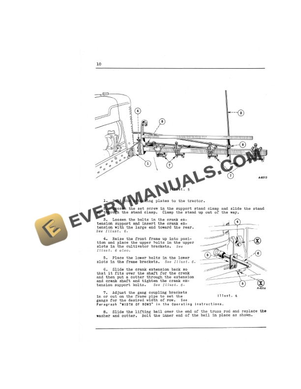 Case McCormick M-448 Farmall Cultivator Operator Manual 1008002R6-2