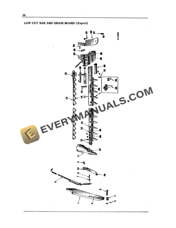 Case McCormick No 16-A, 16-B, 16-BN, 16-HM Farmall Mower Operator Manual 1005601R6-5