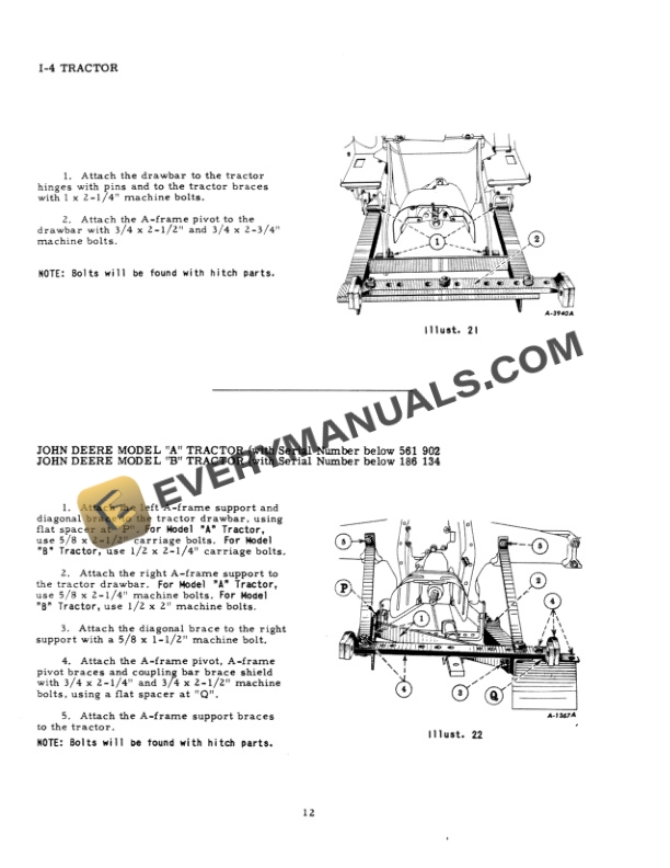 Case McCormick No 27-V Universal Tractor Mower Operator Manual 1010500R7-3