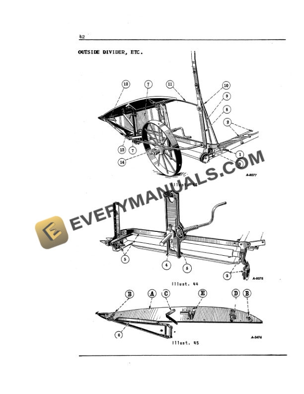 Case McCormick No 4-E Enclosed Gear Tractor Binder Operator Manual 1005625R8-3