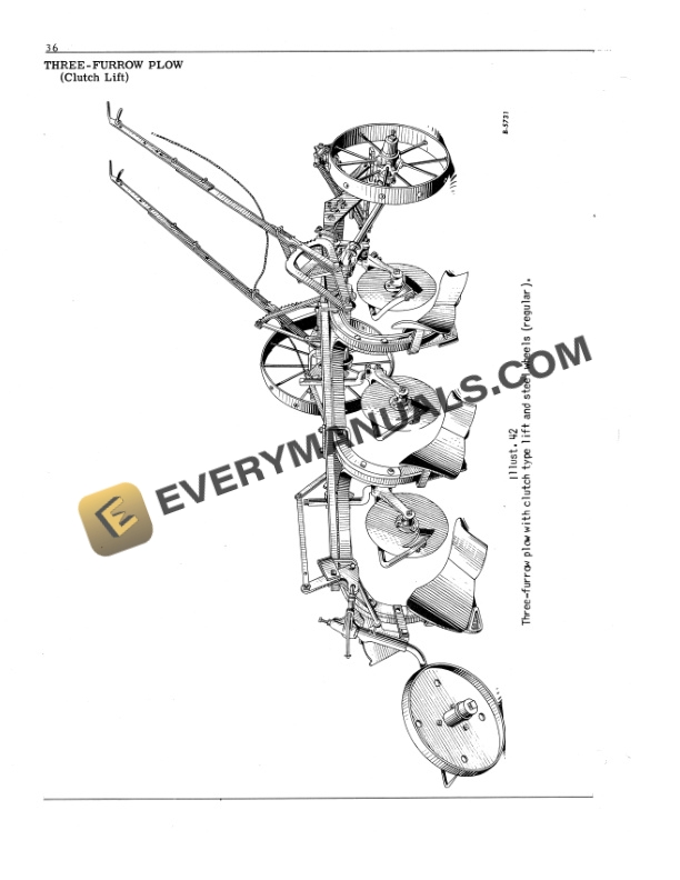 Case McCormick No. 8 Tractor Plow Operator Manual 1003630R2-4