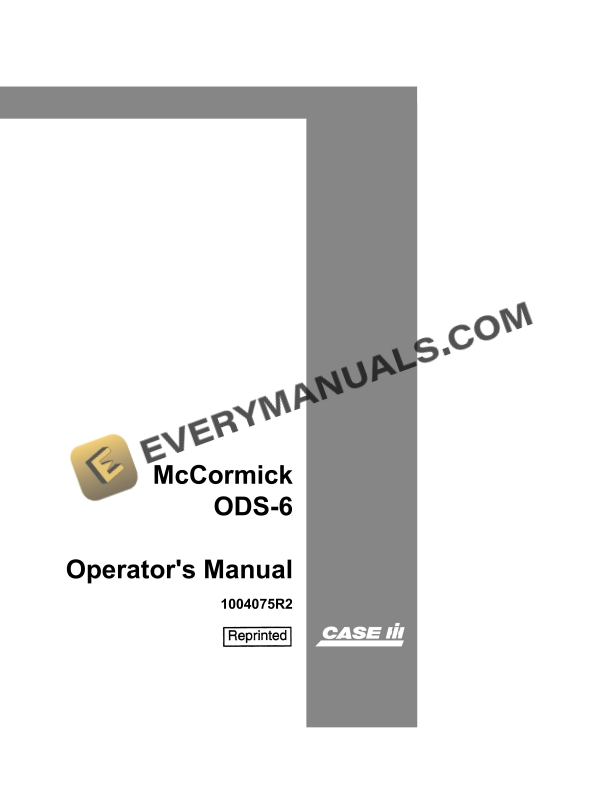 case mccormick ods 6 operator manual 1004075r2 1