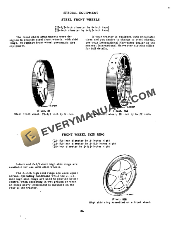Case McCormick Super W-6 Tractor Operator Manual 1004277R2-5