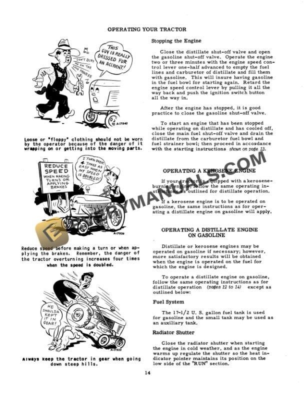 Case McCormick W4 Tractor Operator Manual 1004211R2-2