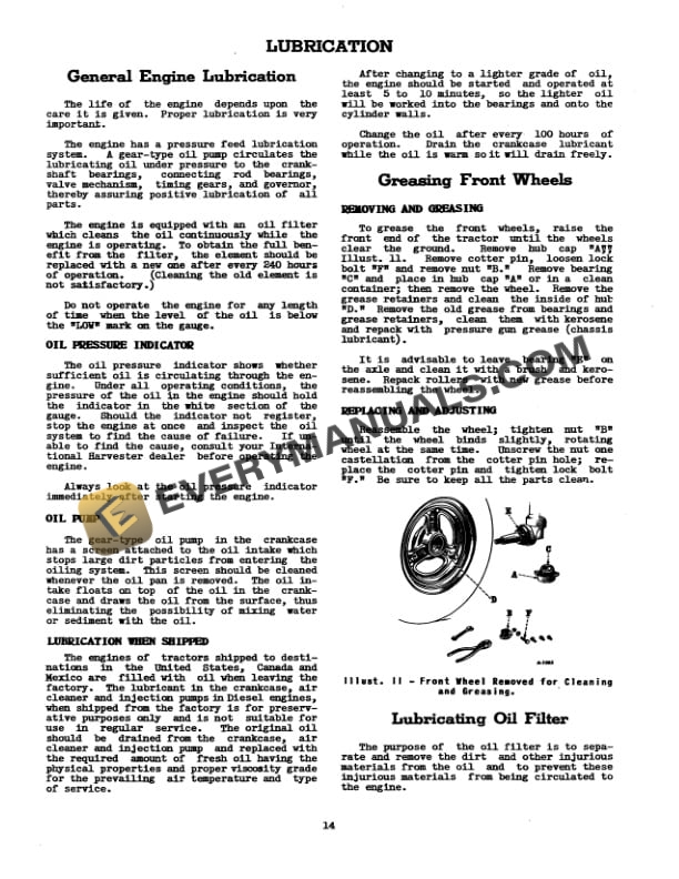 Case MD, MDV Tractor Operator Manual 1004008R5-2