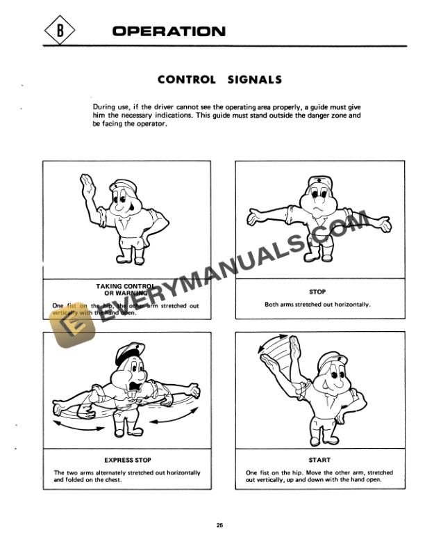 Case Model 220 CKS Poclain Operator Manual S406298M1-3