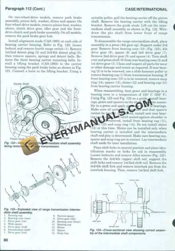 Case Model 5120, 5130, 5140 Tractor Shop Manual-4
