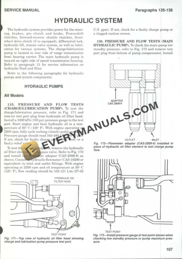 Case Model 5120, 5130, 5140 Tractor Shop Manual-5