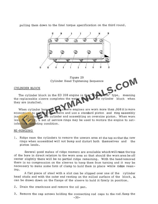 Case Model 600 Diesel Crawler Service Manual 9-72001-2