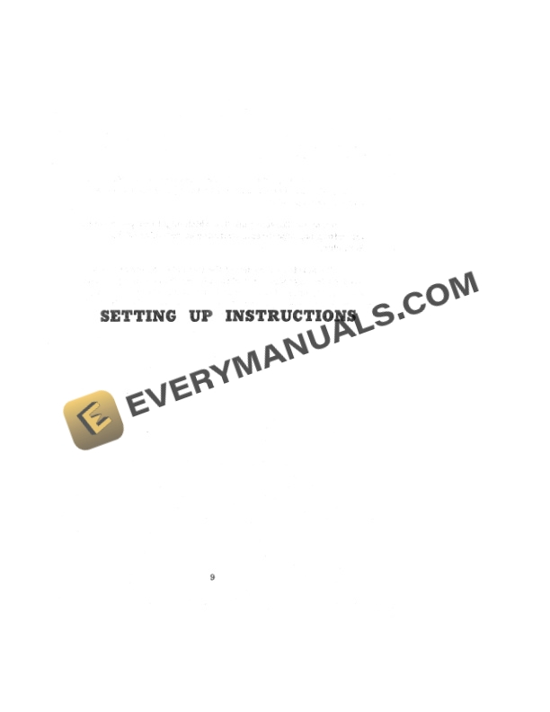 Case Model 75, 95 Tractor Spreader Operator Manual 9-4002-1-2