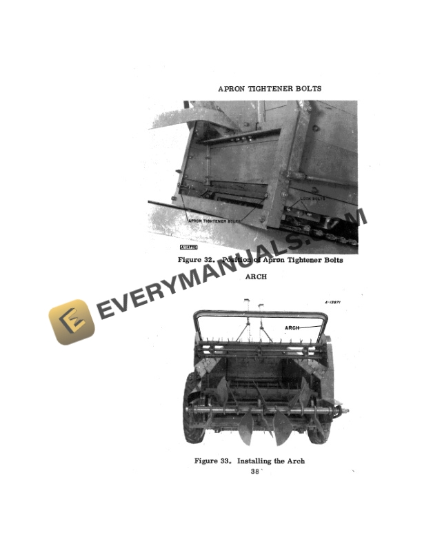 Case Model 75, 95 Tractor Spreader Operator Manual D-1961-4